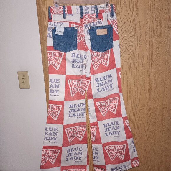 NEW Wrangler Wanderer 622 Blue Jean Lady Flare Jean 25/30 - Picture 8 of 12